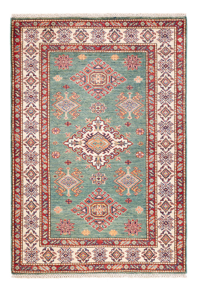Ziegler Teppich - Kazak - 151 x 103 cm - grün