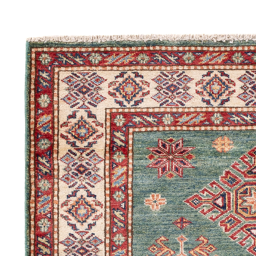 Ziegler Teppich - Kazak - 152 x 99 cm - grün