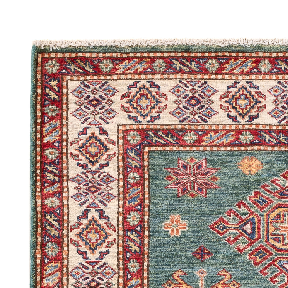 Ziegler Teppich - Kazak - 152 x 100 cm - grün