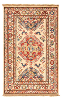 Ziegler Teppich - Kazak - Royal - 93 x 57 cm - hellbeige