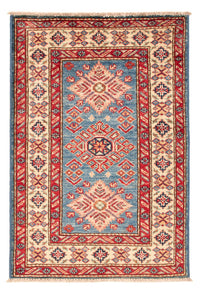 Ziegler Teppich - Kazak - Royal - 92 x 62 cm - hellblau