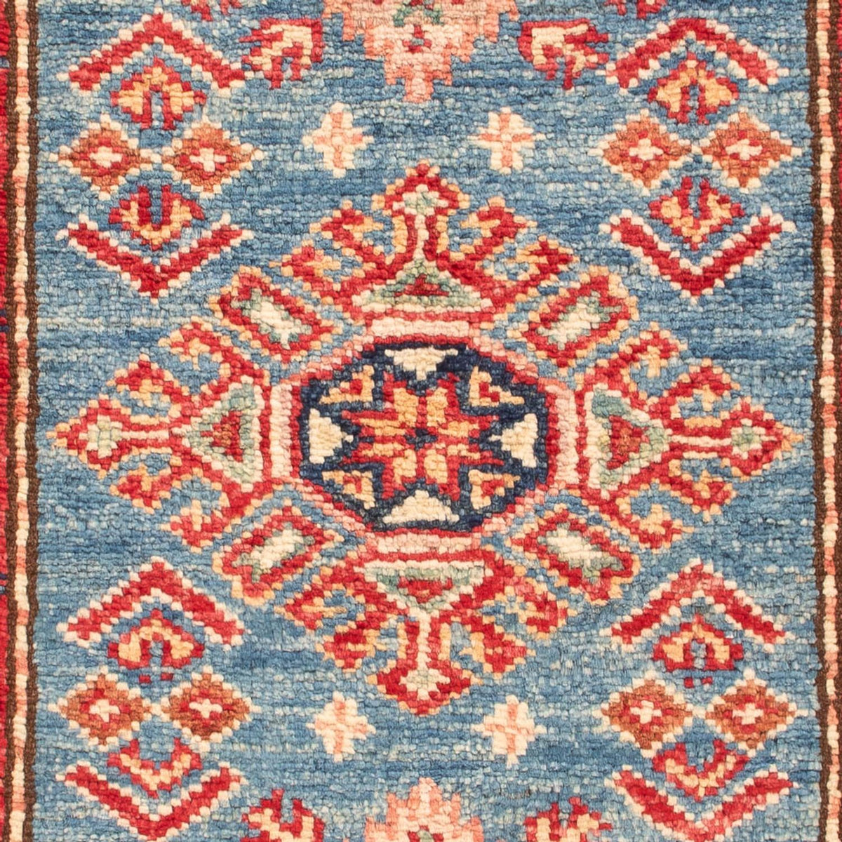 Ziegler Teppich - Kazak - Royal - 92 x 62 cm - hellblau