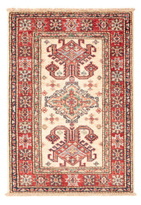 Ziegler Teppich - Kazak - Royal - 88 x 60 cm - hellbeige
