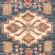 Ziegler Teppich - Kazak - Royal - 95 x 62 cm - petrolblau