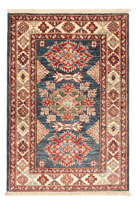 Ziegler Teppich - Kazak - Royal - 90 x 60 cm - petrolblau