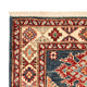 Ziegler Teppich - Kazak - Royal - 90 x 60 cm - petrolblau