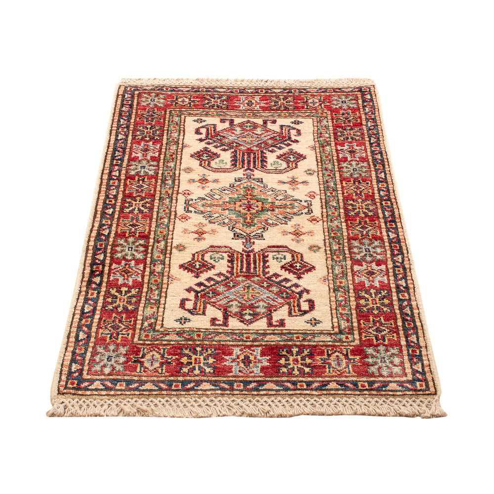 Ziegler Teppich - Kazak - Royal - 88 x 58 cm - beige