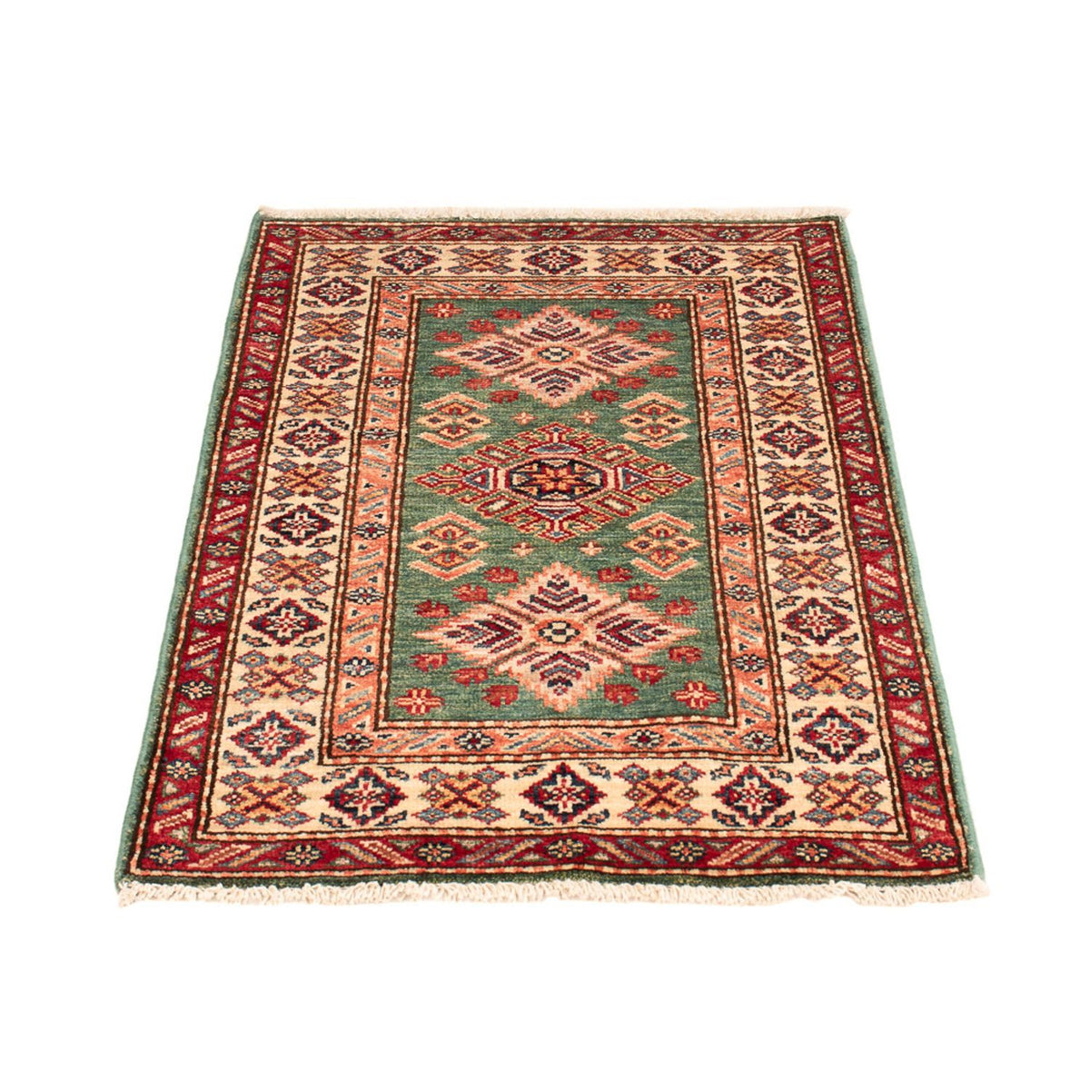 Ziegler Teppich - Kazak - Royal - 95 x 60 cm - grün