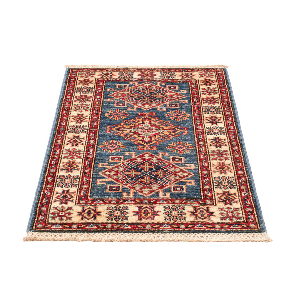 Ziegler Teppich - Kazak - Royal - 91 x 60 cm - blau