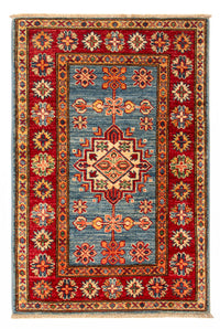 Ziegler Teppich - Kazak - Royal - 97 x 63 cm - blau