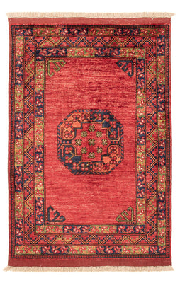 Afghan Teppich - 123 x 83 cm - rot