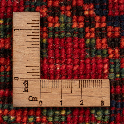 Afghan Teppich - 123 x 83 cm - rot