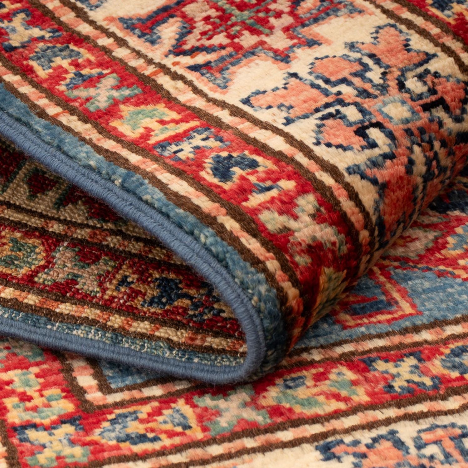 Ziegler Teppich - Kazak - Royal - 124 x 81 cm - blau