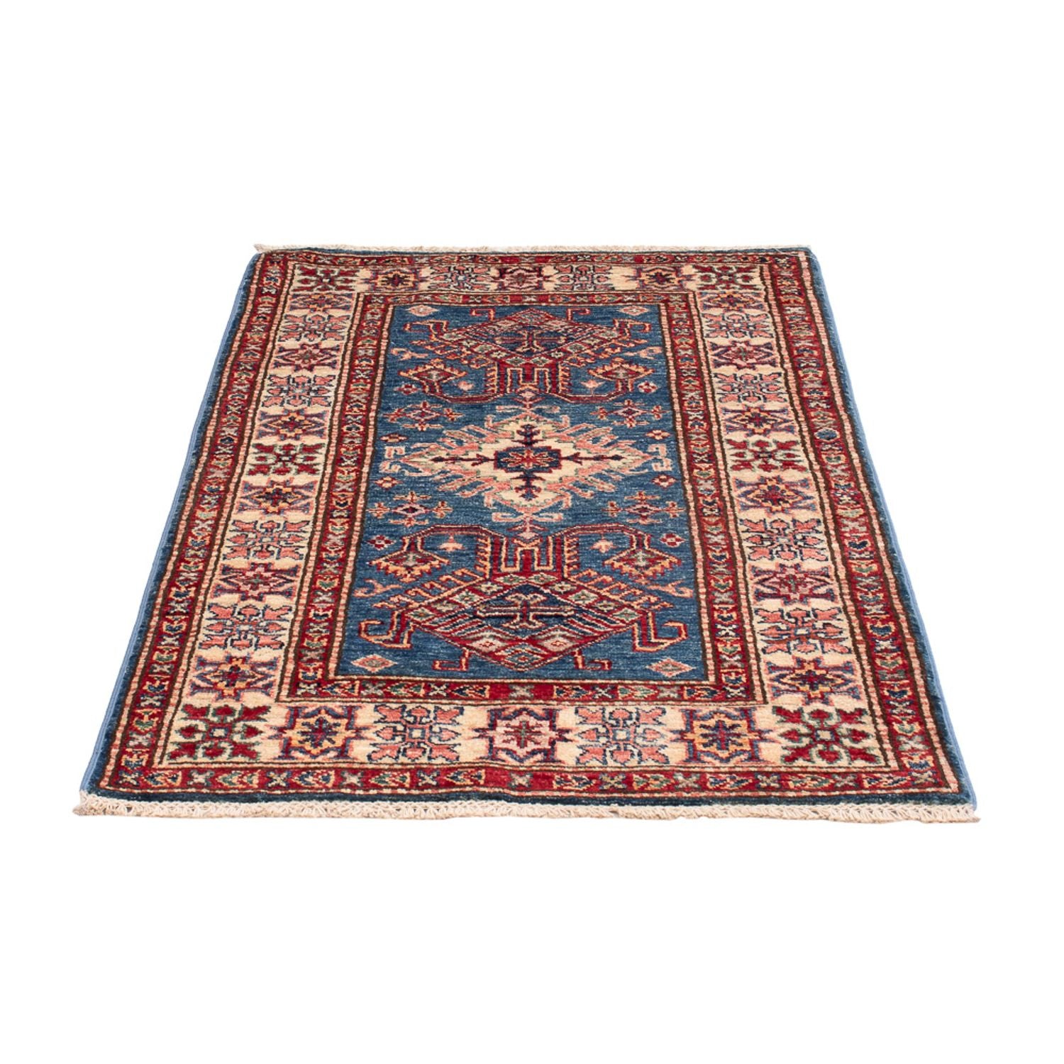 Ziegler Teppich - Kazak - Royal - 124 x 81 cm - blau