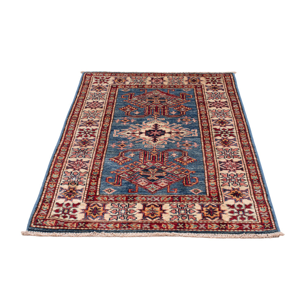 Ziegler Teppich - Kazak - Royal - 125 x 82 cm - blau