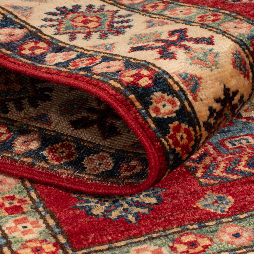 Ziegler Teppich - Kazak - Royal - 122 x 79 cm - bordeauxrot