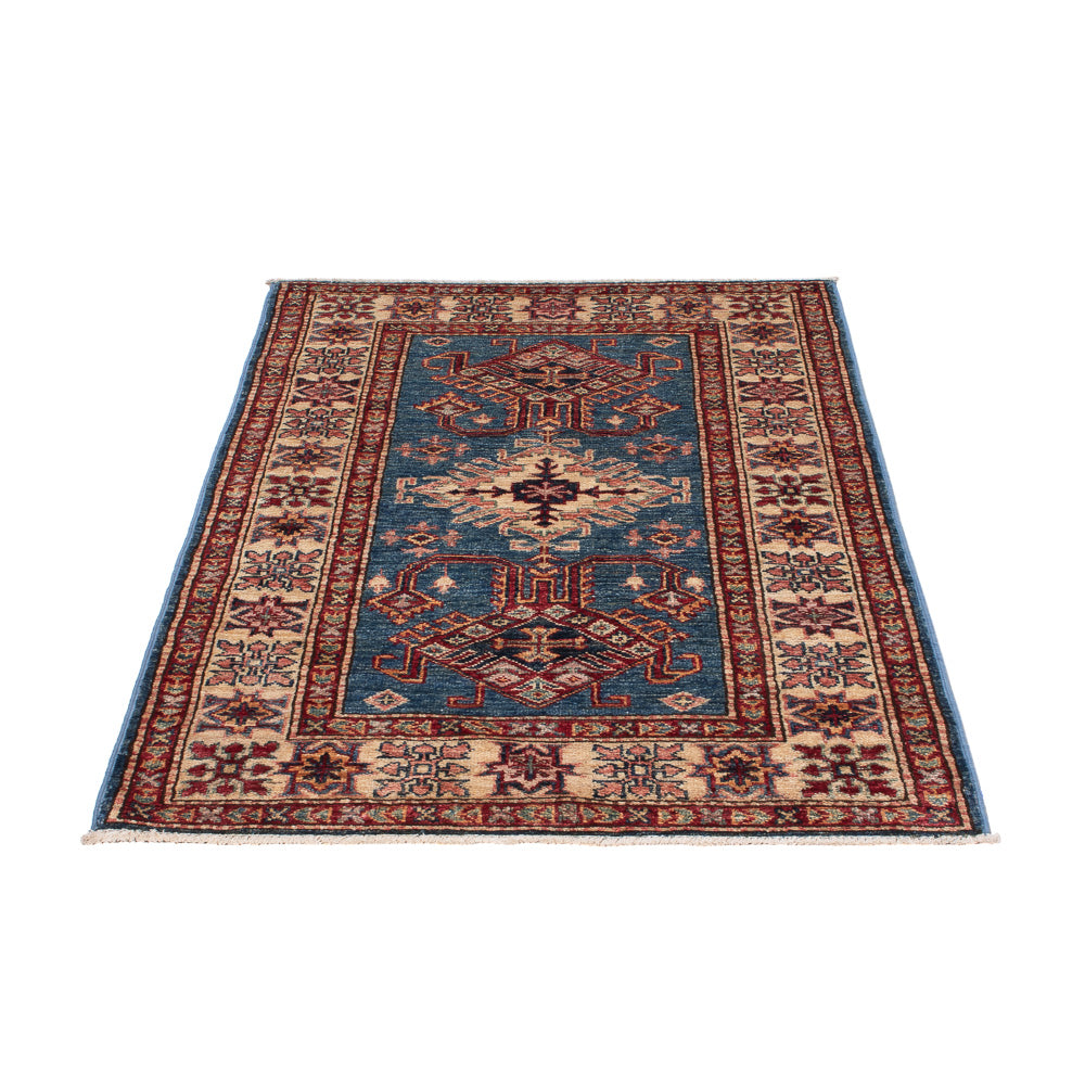 Ziegler Teppich - Kazak - Royal - 124 x 83 cm - blau