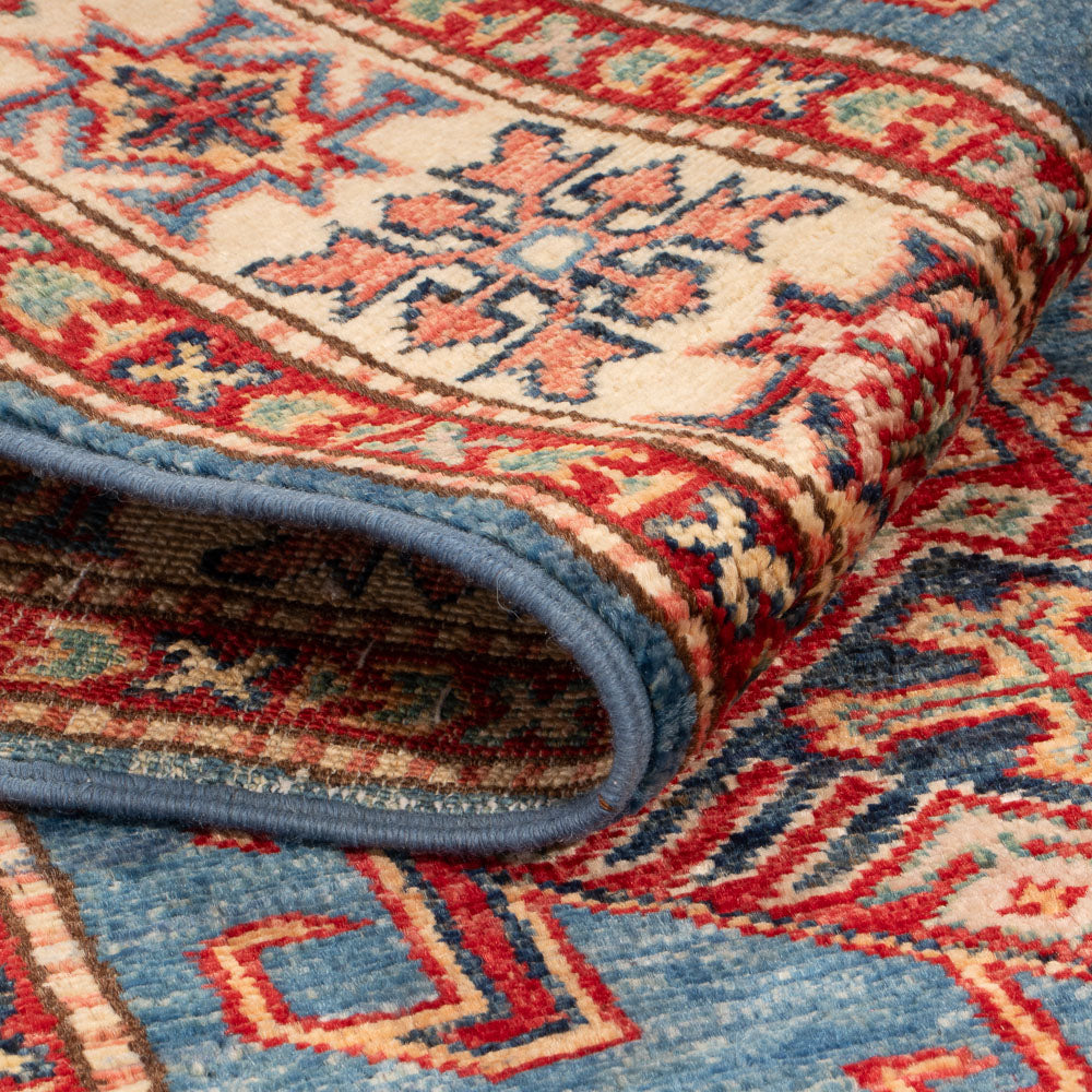 Ziegler Teppich - Kazak - Royal - 128 x 81 cm - blau