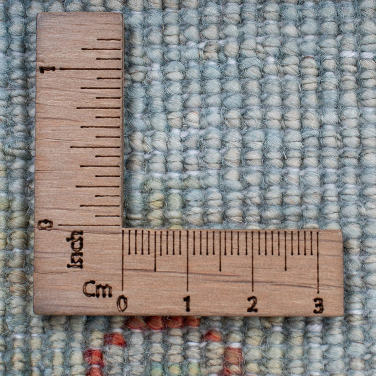 Ziegler Teppich - Modern - 123 x 72 cm - petrolblau