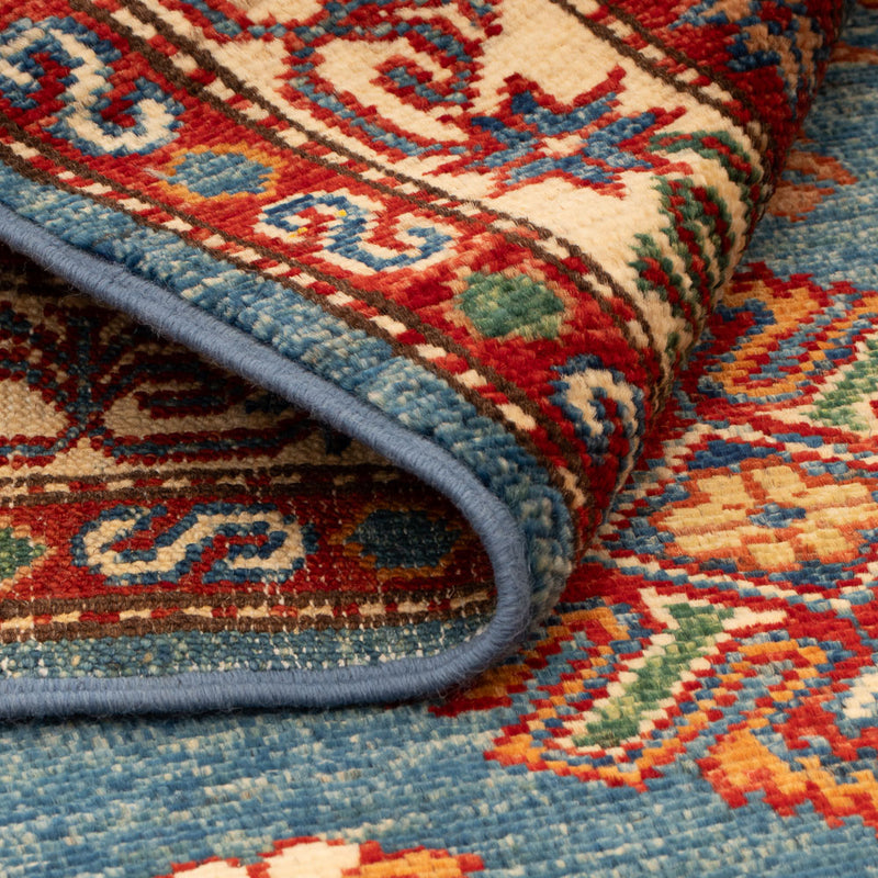 Ziegler Teppich - Kazak - Royal - 124 x 85 cm - blau
