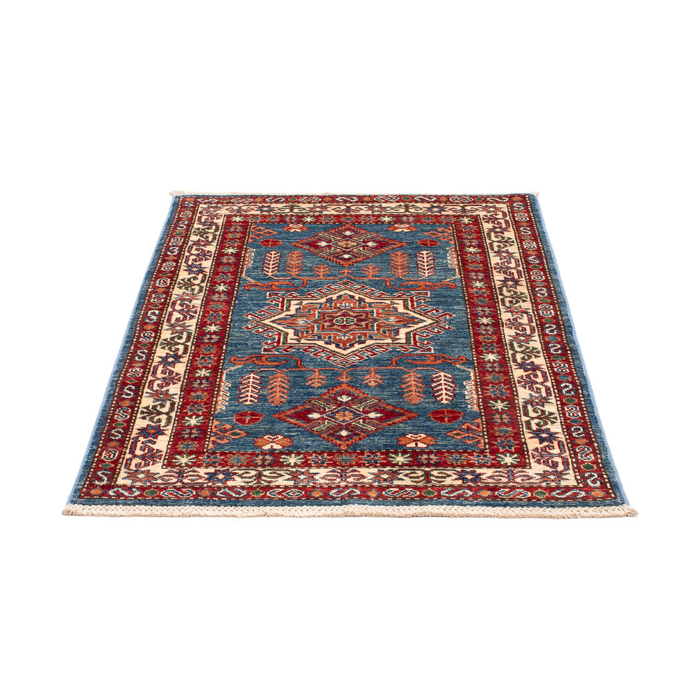 Ziegler Teppich - Kazak - Royal - 124 x 85 cm - blau