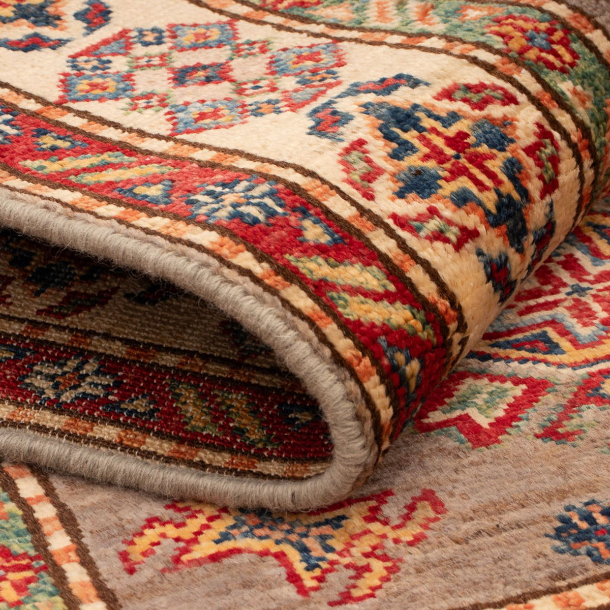 Ziegler Teppich - Kazak - Royal - 127 x 78 cm - taupe