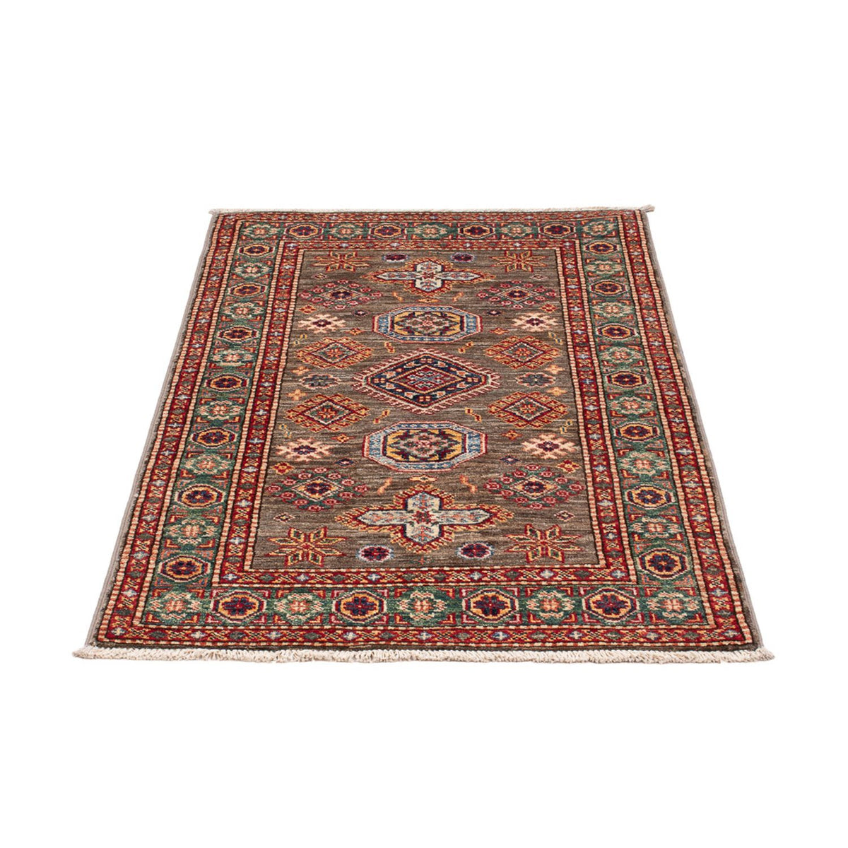 Ziegler Teppich - Kazak - Royal - 120 x 76 cm - dunkelbraun