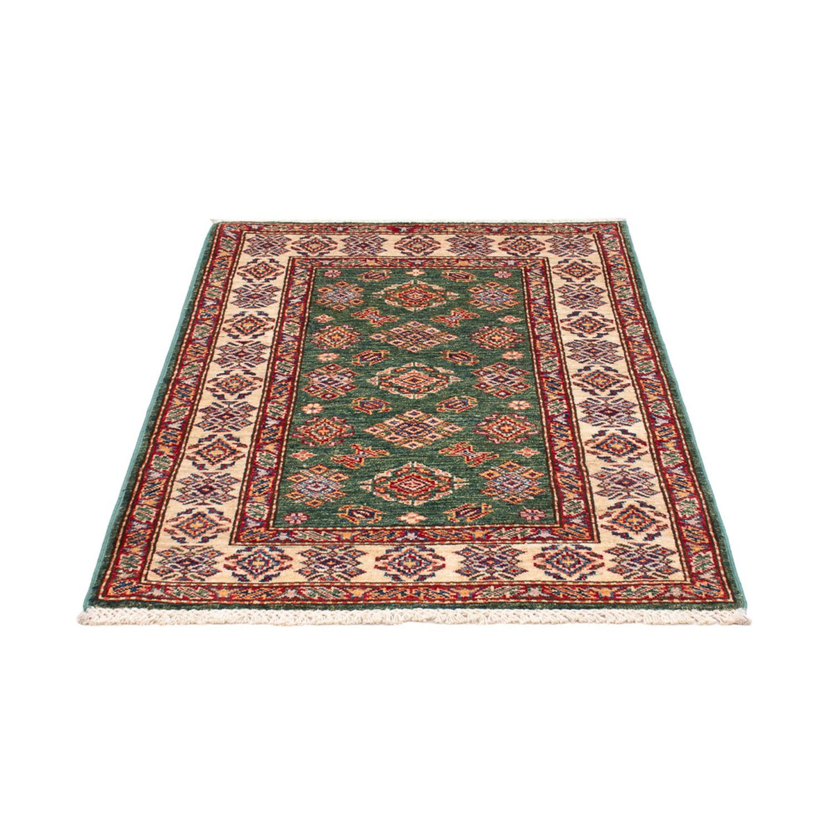 Ziegler Teppich - Kazak - Royal - 124 x 82 cm - grün