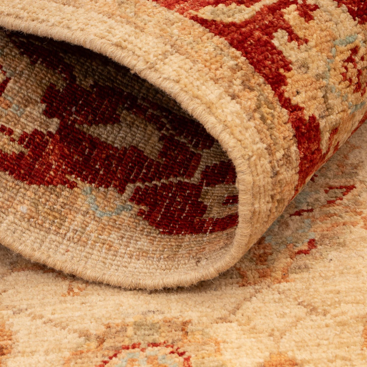 Ziegler Teppich - 114 x 72 cm - beige