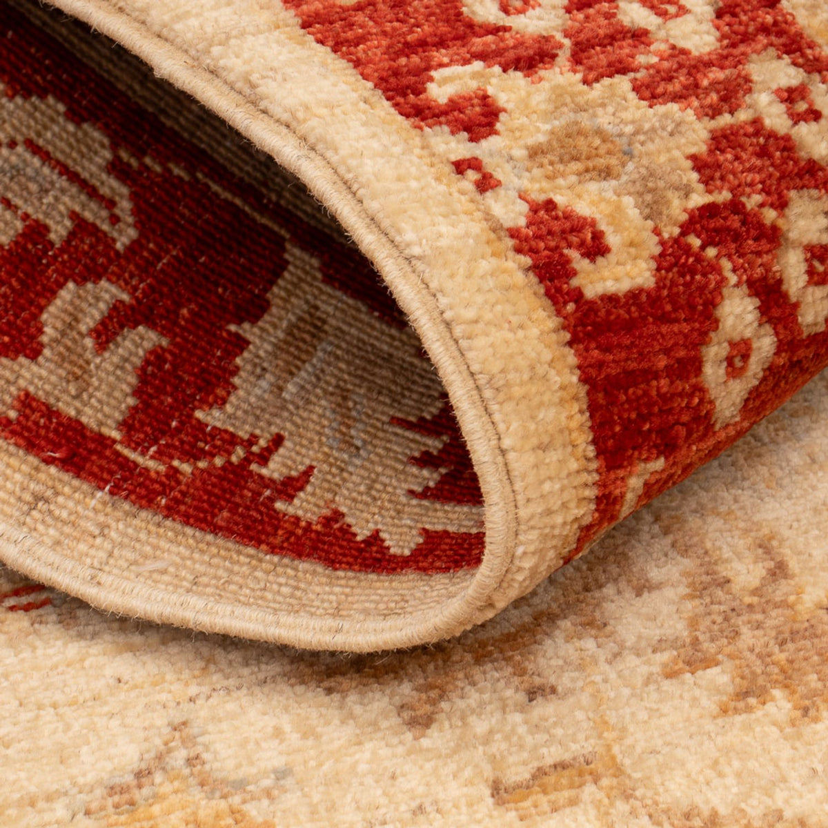 Ziegler Teppich - 142 x 72 cm - beige