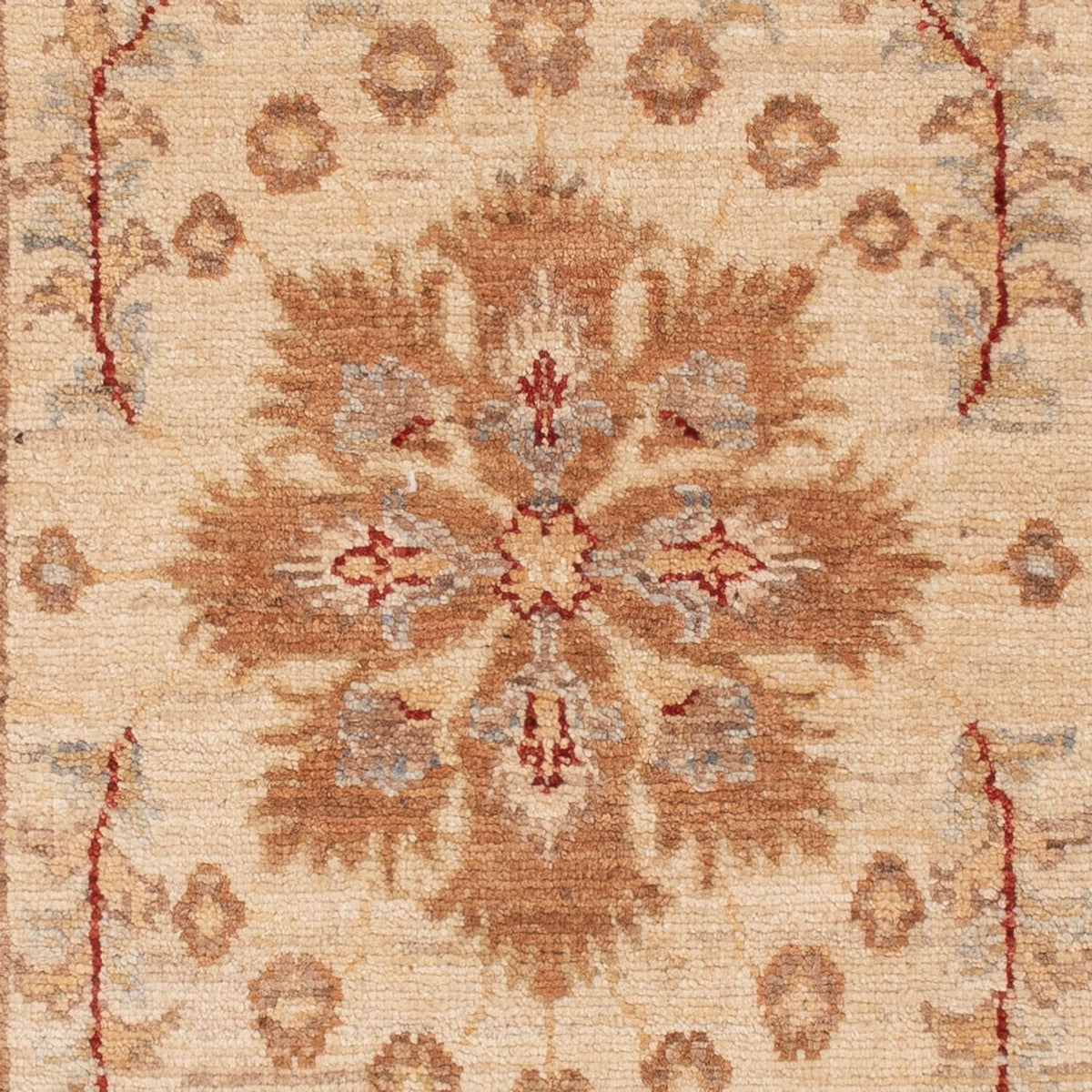 Ziegler Teppich - 145 x 65 cm - beige