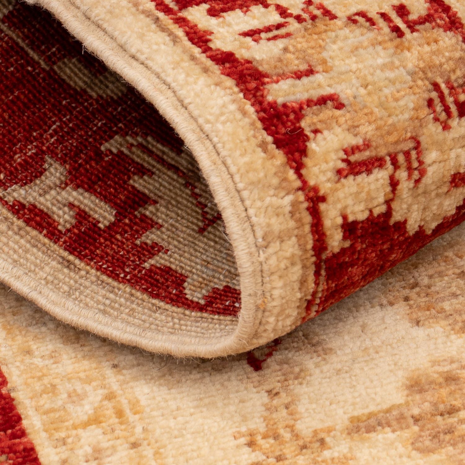 Ziegler Teppich - 142 x 70 cm - beige