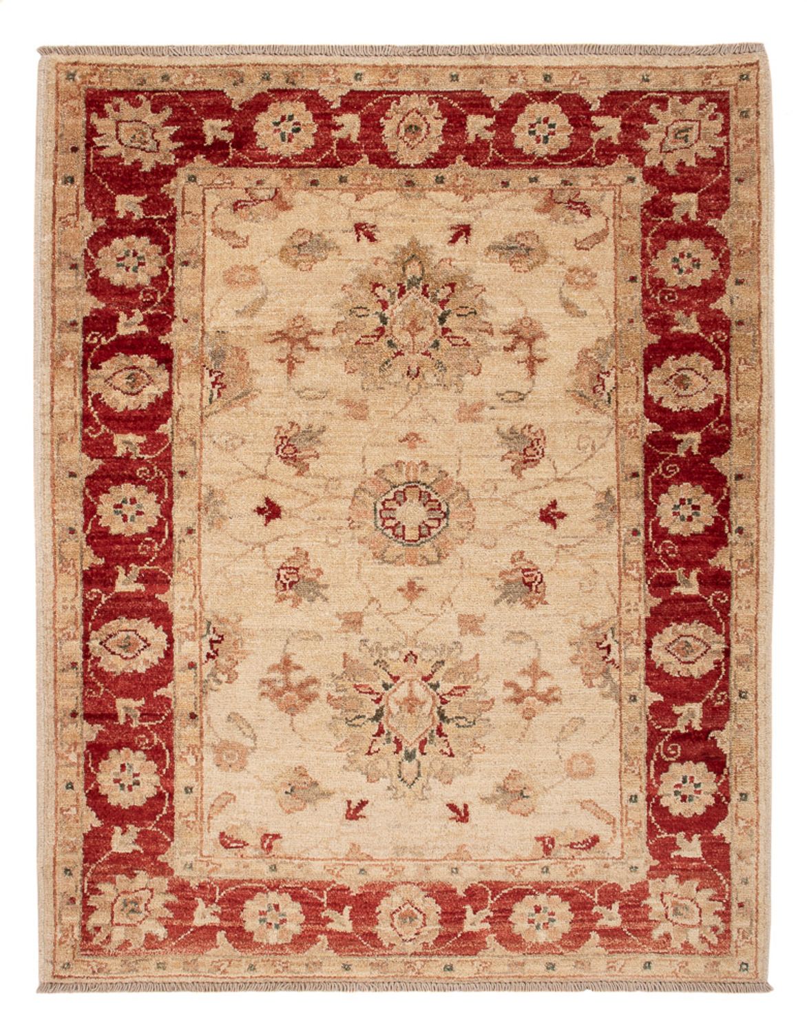 Ziegler Teppich - 110 x 95 cm - beige