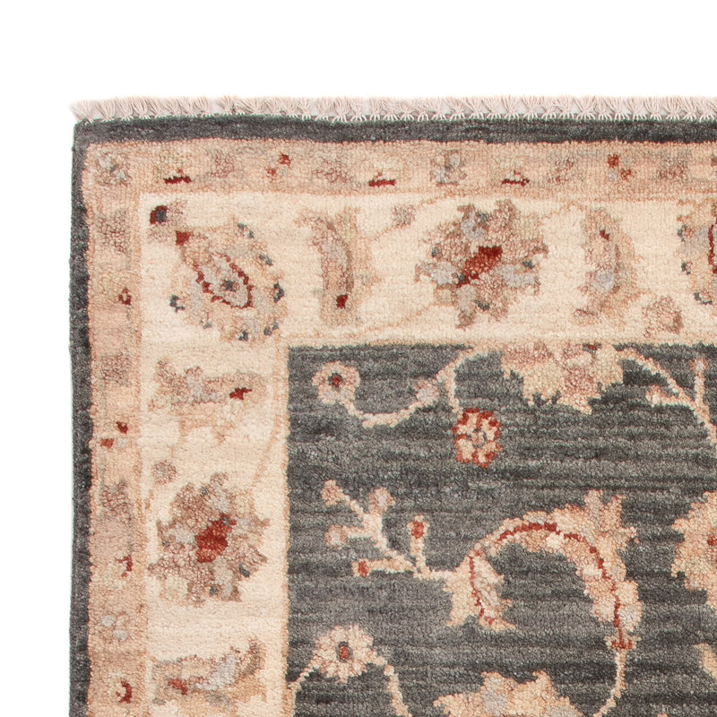 Ziegler Teppich - 120 x 80 cm - schwarz