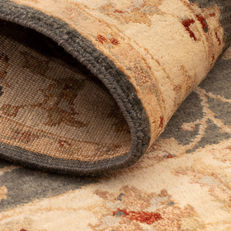 Ziegler Teppich - 120 x 80 cm - schwarz