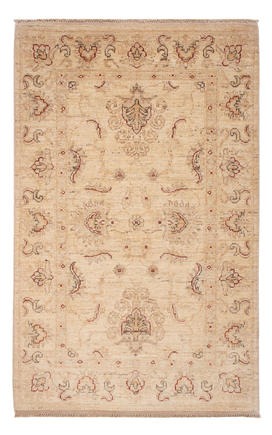Ziegler Teppich - 129 x 82 cm - beige