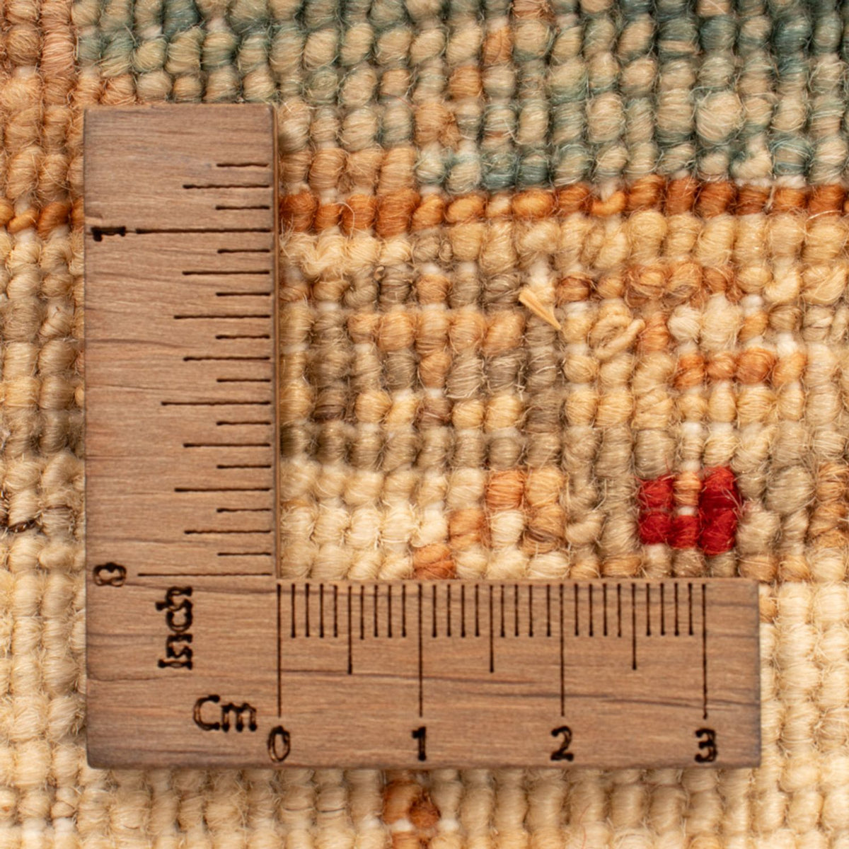 Ziegler Teppich - 101 x 59 cm - hellgrün