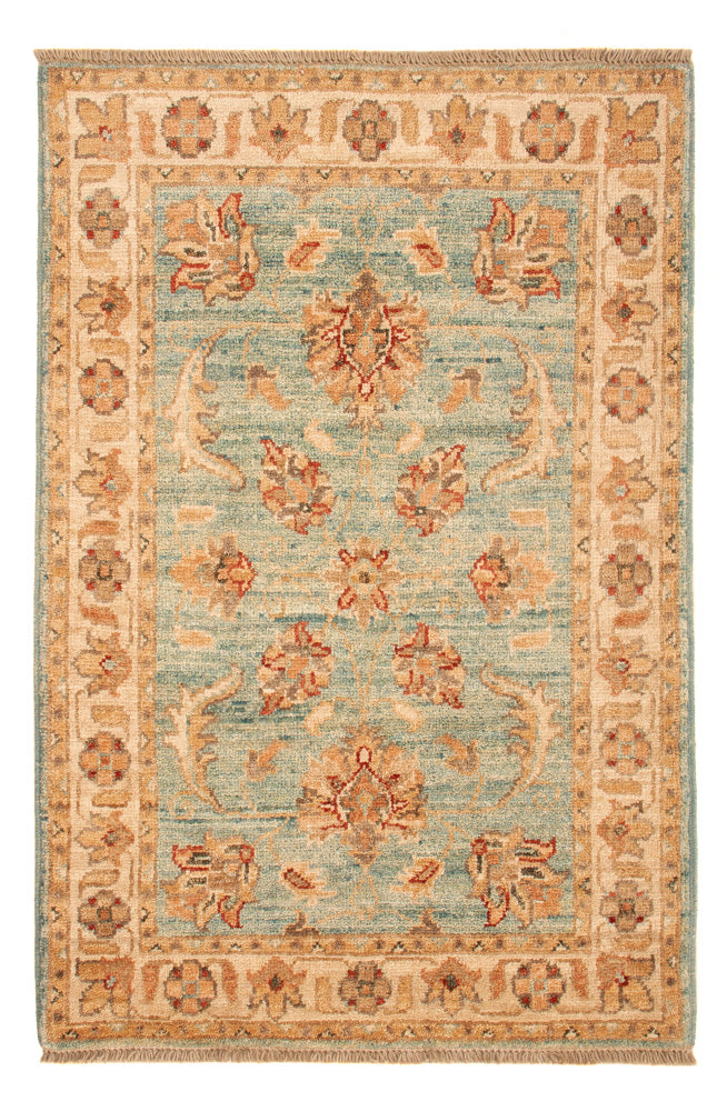 Ziegler Teppich - 91 x 60 cm - hellgrün