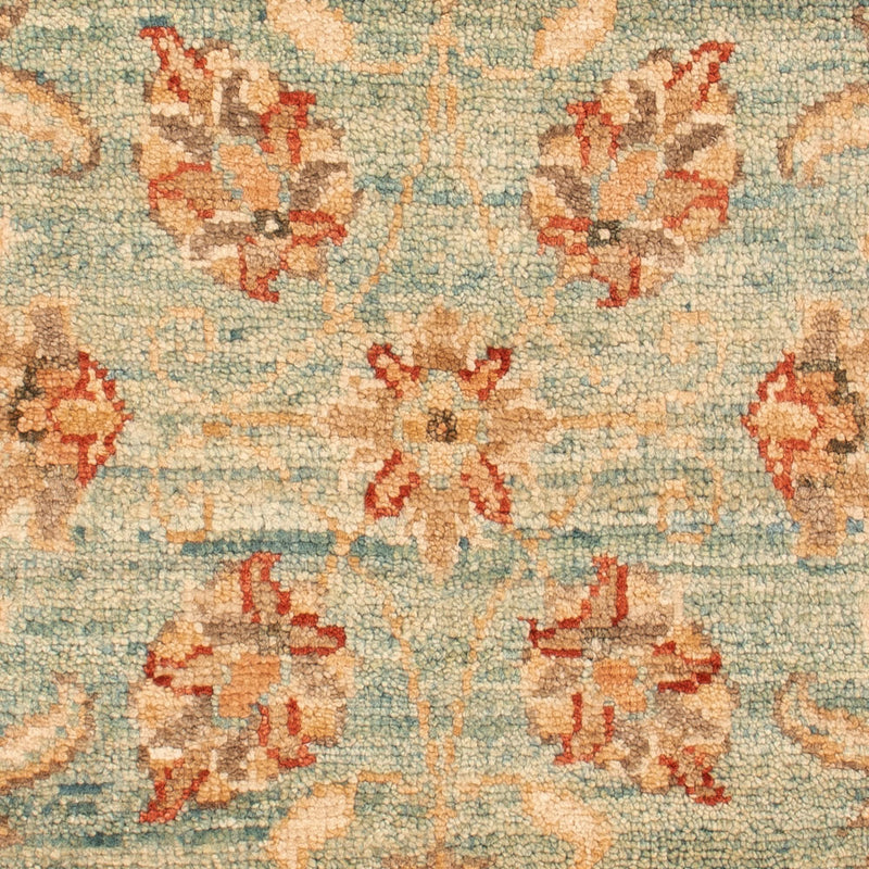 Ziegler Teppich - 91 x 60 cm - hellgrün