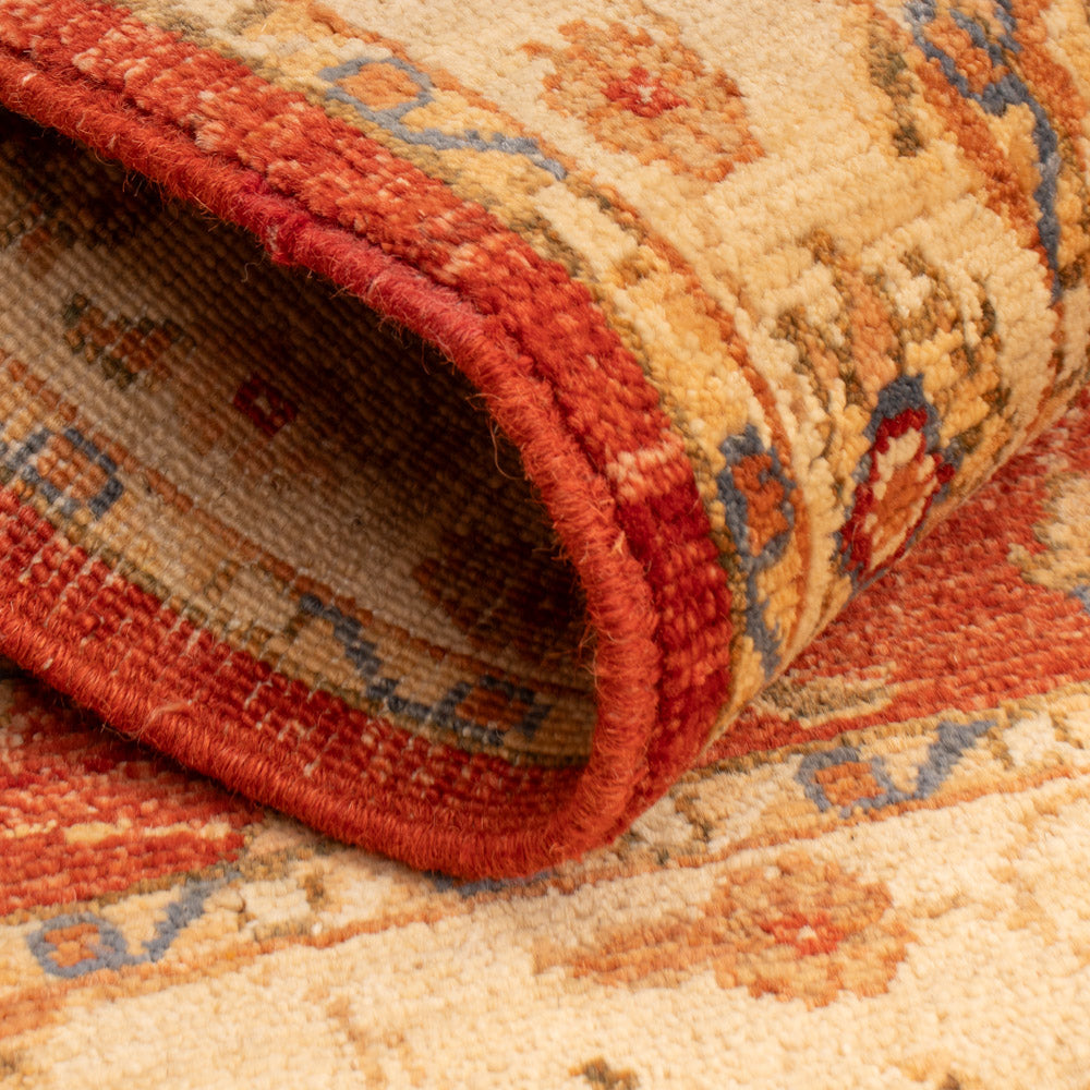 Ziegler Teppich - 90 x 64 cm - rot