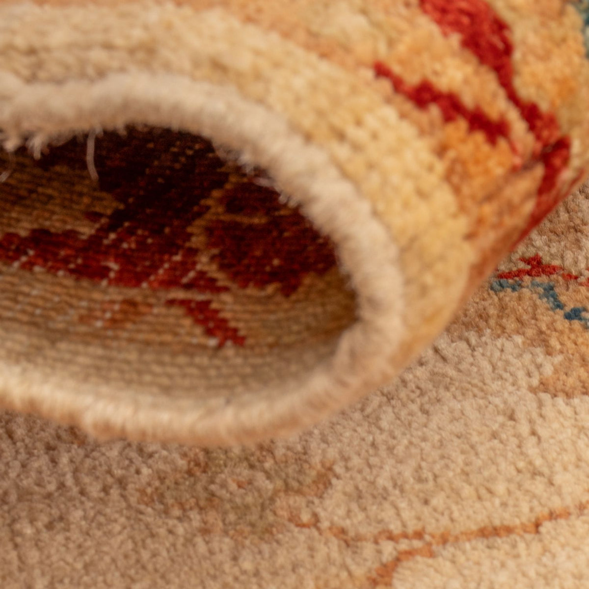 Ziegler Teppich - 90 x 61 cm - beige