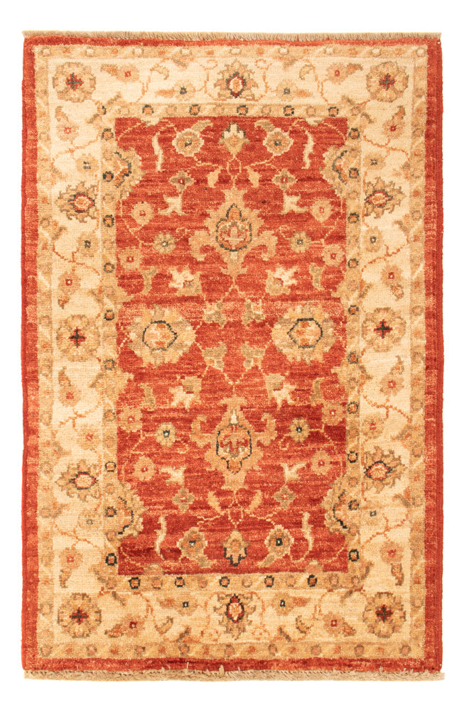 Ziegler Teppich - 88 x 57 cm - rot