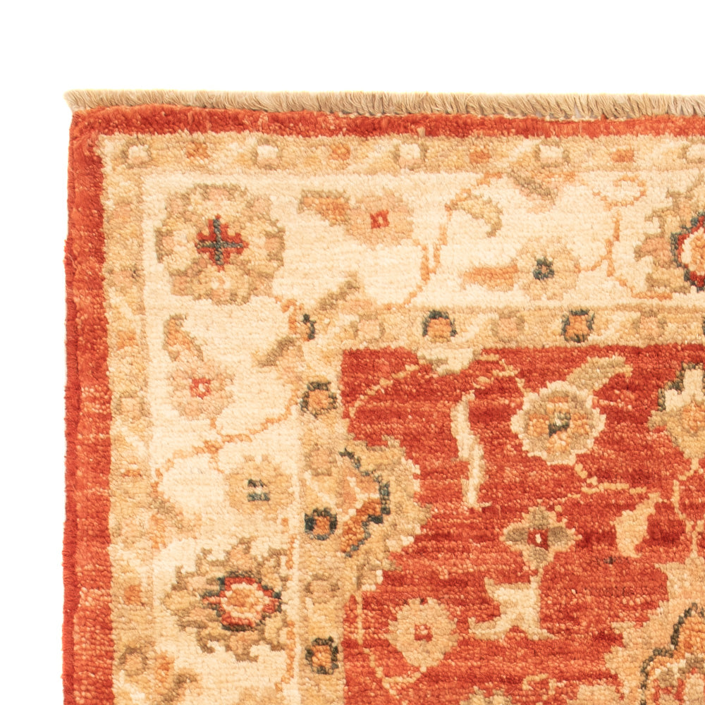 Ziegler Teppich - 88 x 57 cm - rot
