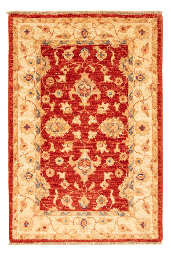 Ziegler Teppich - 87 x 61 cm - rot