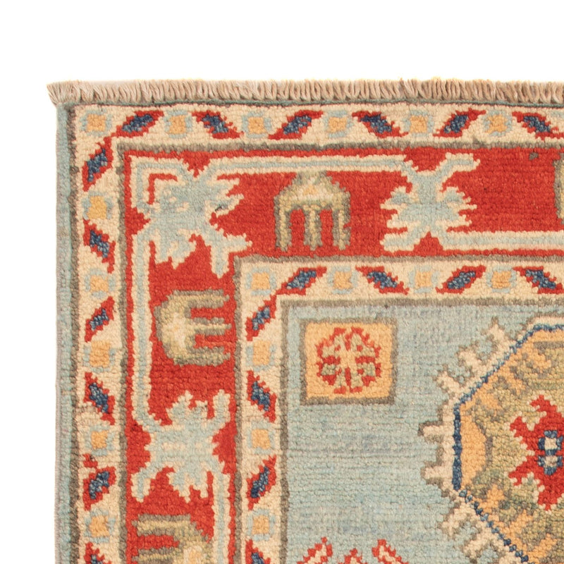 Ziegler Teppich - Kazak - 96 x 60 cm - hellblau