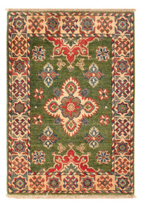 Ziegler Teppich - Kazak - 86 x 60 cm - grün
