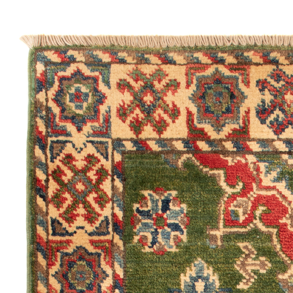 Ziegler Teppich - Kazak - 86 x 60 cm - grün