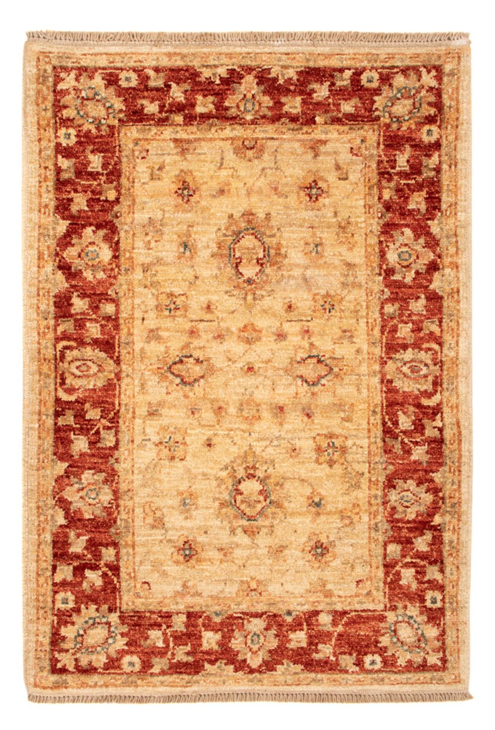 Ziegler Teppich - 88 x 61 cm - beige