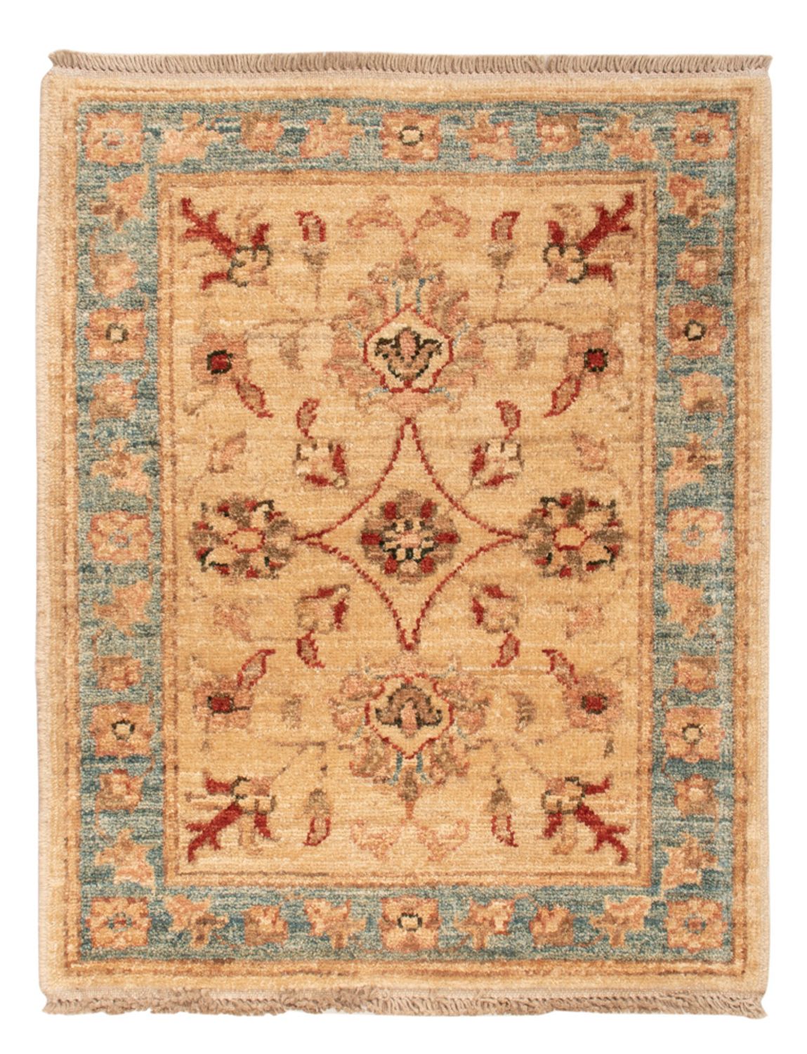Ziegler Teppich - 62 x 50 cm - beige