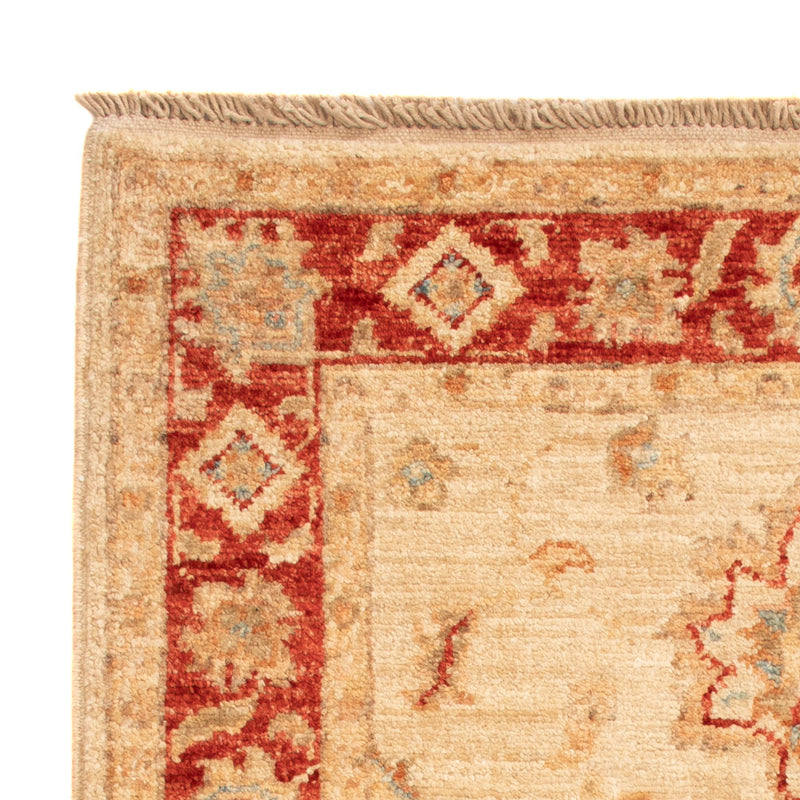 Ziegler Teppich - 88 x 58 cm - beige